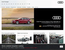 Tablet Screenshot of amager.audi.dk