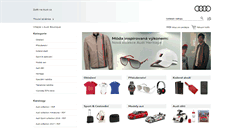 Desktop Screenshot of boutique.audi.cz